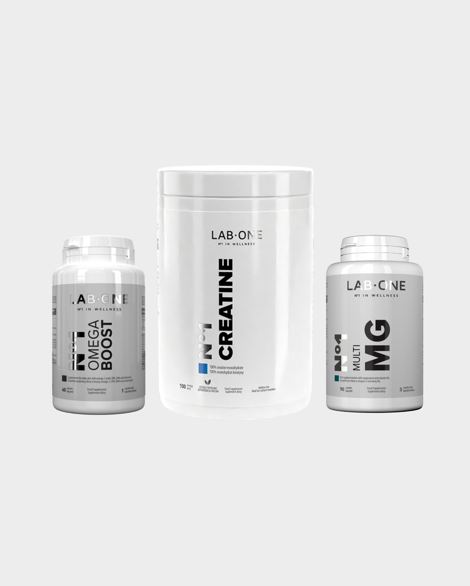 N°1 Habit Trainer Box – creatine, Omega-3-zuren en magnesium