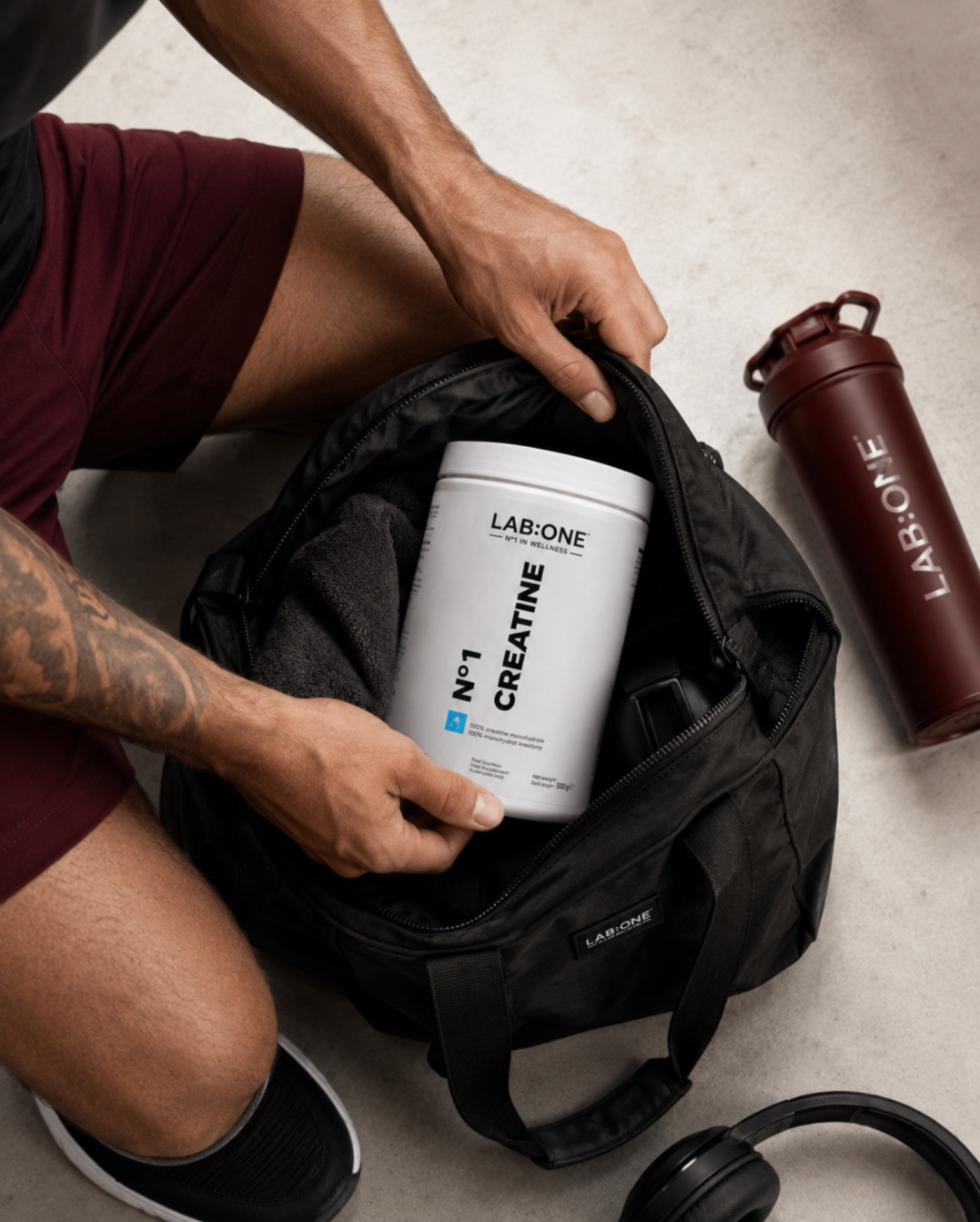 N°1 Habit Trainer Box – creatine, Omega-3-zuren en magnesium