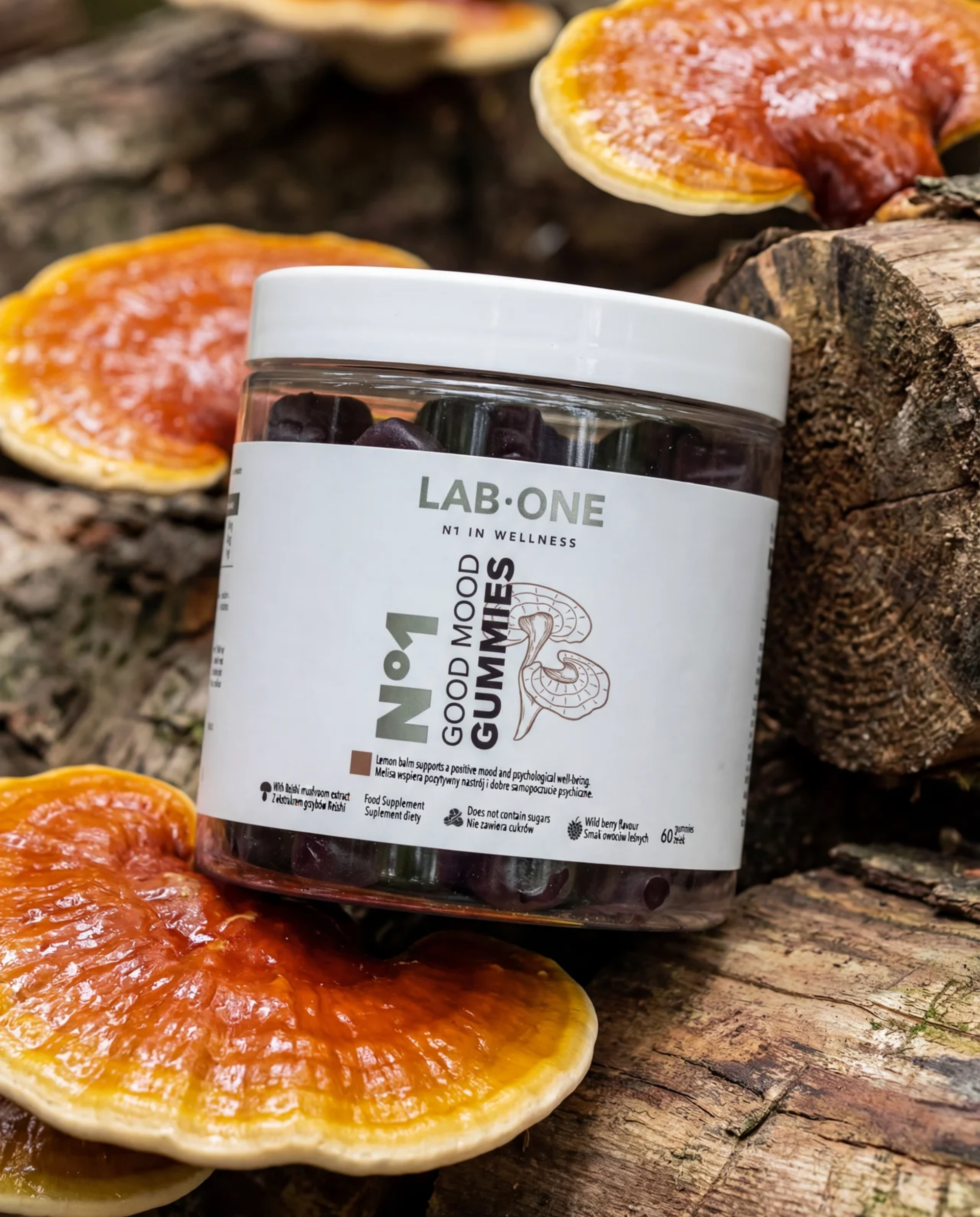 N°1 Good Mood GUMMIES - Reishi-paddenstoelen in geleibonen